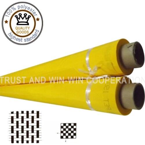 Free Shipping ! higher quality 150T_31yellow_65inch-20meters polyester grid mesh