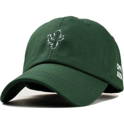 Cotton baseball cap mens sun hat cactus Snapback hat outdoor sports cap casual hip-hop duck tongue dad hat