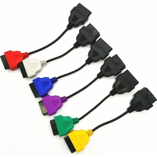 FiatECUScan Scanner Diagnostic Cable OBD OBD2 Connector MultiECUScan for Fiat ECU Scan ABS Adapter