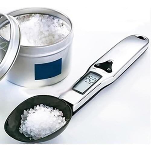 500g/0.1g Mini LCD Digital Measure Kitchen Lab Gram Electronic Spoon Weight Scale