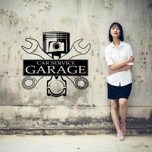 Hot Car Service Car Shop Wall Sticker Decal Car Workshop Wall Decoration A00372