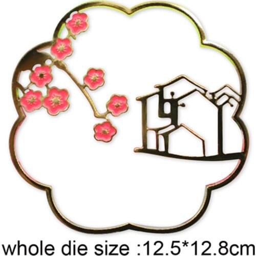 Metal cutting dies house flower frame 2020 new cut die mold Scrapbook paper craft knife mould blade punch stencils dies