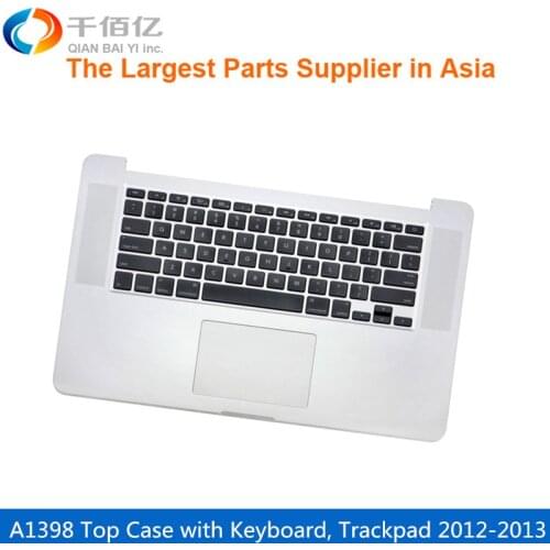 Original New A1398 Top Case US Layout keyboard with trackpad for Macbook Pro Retina 15' 2012-2013