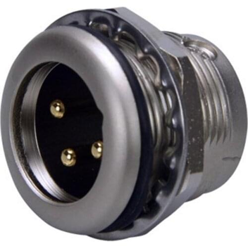 Wholesale 5pcs/lot XLR 3Pin Senior waterproof xlr male socket