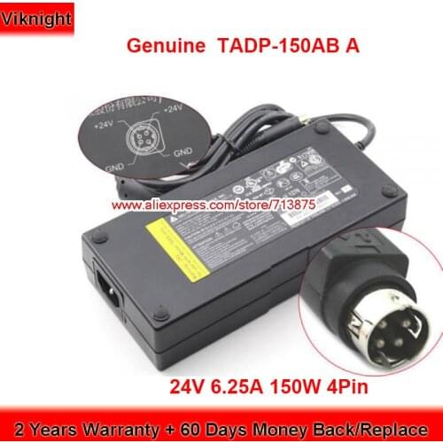 Genuine TADP-150AB A 24V 6.25A AC Adapter for Ncr 7611 76XX 7600-1001-8801 POS TERMINAL 7610-5121-8801 REALPOS 25 Power Supply