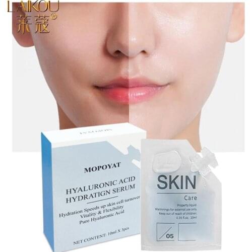 LAIKOU Hyaluronic Acid Serum Stock Solution Essence Anti-Aging Anti-Wrinkle Lifting Nourishing Shrink Pores Face Serum Skin Care