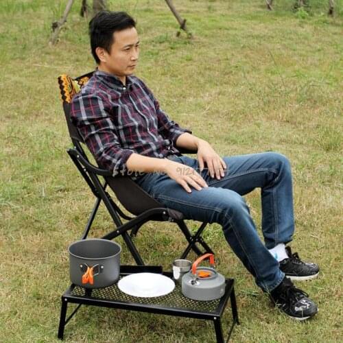 Outdoor Folding Chair Lunch Break Chair Recliner Chair Back Chair Fishing Chair Leisure Chair Aluminum Beach Chair