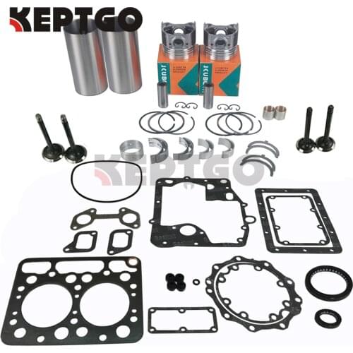 Z500 Overhaul Rebuild Kit For Kubota Engine Repair parts piston bearing gasket
