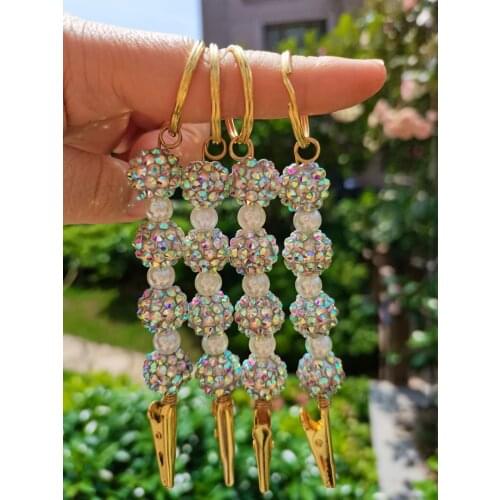 Wholesale joint holders Woman gift Popular Custom Diamond Roach Blunt Accessory Bracelet Tool ATM Card Clip For Long Nails