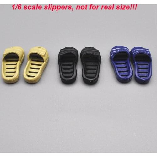 1/6 Scale Man male man boy flip flop shoes slippers shoes model toy for 12''Action Figure Body Toys Clothing Accessory