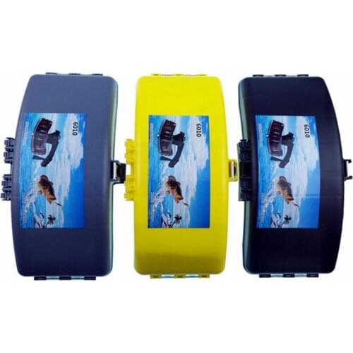 1pc Folding Portable Fishing Bait Waist Box Lure Reel Holder Carrier Tackle Carrying Case False Fishing Baits Box