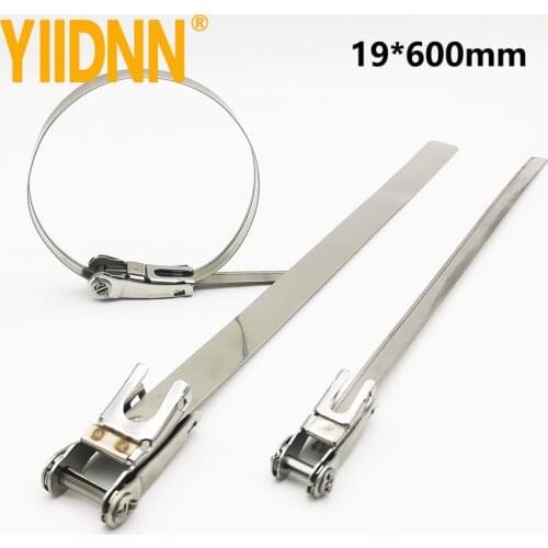 19mm width 201/304/316 Stainless Steel Ratchet-Lokt Cable Tie for Hose Bundling,100PC，19*600mm
