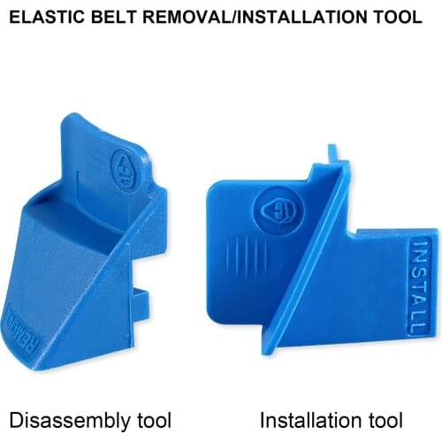 New 2 Pcs Automobile Ribbed Drive Belts Remover Stretch Aux Belt Removal Installer Tool Set Disassembly Car Repair Modificate