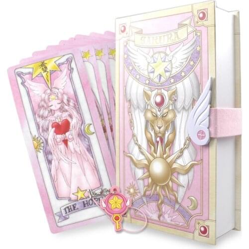 Cardcaptor sakura clow card sakura card anime peripheral cos Card Captor sakura divination tarot cards ccs creative gifts