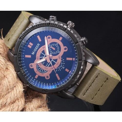 Watch Mens Belt Quartz Watch Geneva Popular Leisure Fashion Business Watch Trend Watch for Men Bulk Items Wholesale 2021 New