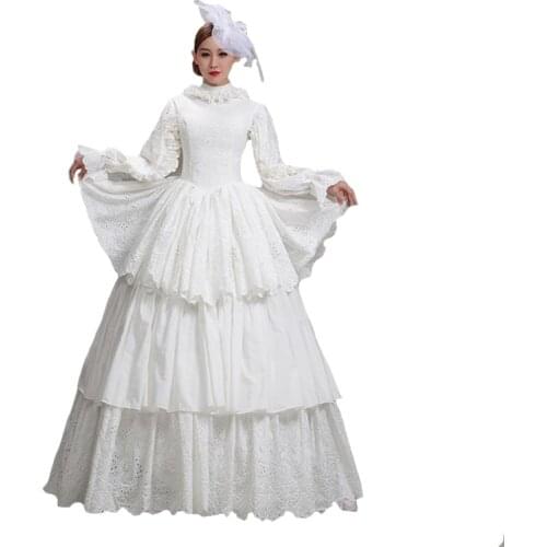 Women Medieval Dress Strapless Vintage Style Renaissance Dress Floor Length Retro Long Dress Gown