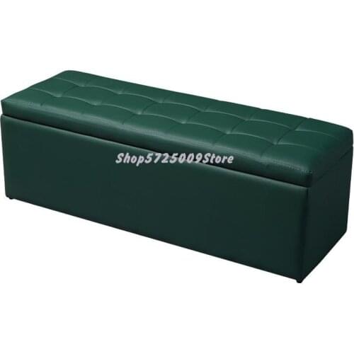 Solid Wood Household Door Integrated Storage Stool Sofa Bench Bench Storage Fitting Room Stool Rest Stool Shoe Store Shoe Changi