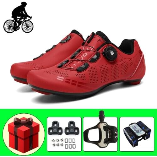 Athletic Road Cycling Shoes Add Pedals Wear-resistant Breathable Riding Bicycle Sneakers Bicicleta Triatlon Superstar Footwear