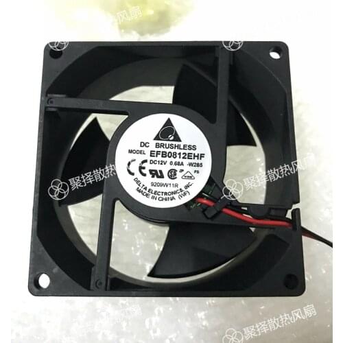 Authentic EFB0812EHF 8032 12 v 0.68 A 8 cm ball two-thirds line cooling fans