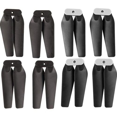 2 Pairs Plastic Propeller Props Blades for E88 Pro Mini Drone Accessory Spare Parts