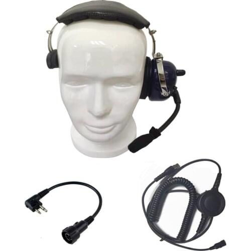 Walkie talkie noise cancelling headset for CP200 GP300, CP200 CLS446 CLS1110, CLS1410