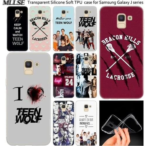 Hot Awesome Teen Wolf Silicone Case For Samsung Galaxy J2Pro J4 J6 J8 2018 J3 J5 J7 2016 2017EU Prime CORE Plus Fashion Cover