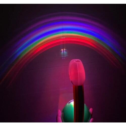 Cute Cloud Rainbow LED Night Light Projection Kids Bedroom Decoration LED Table Lamp Battery Powered Nightllight Chritmas Gifts