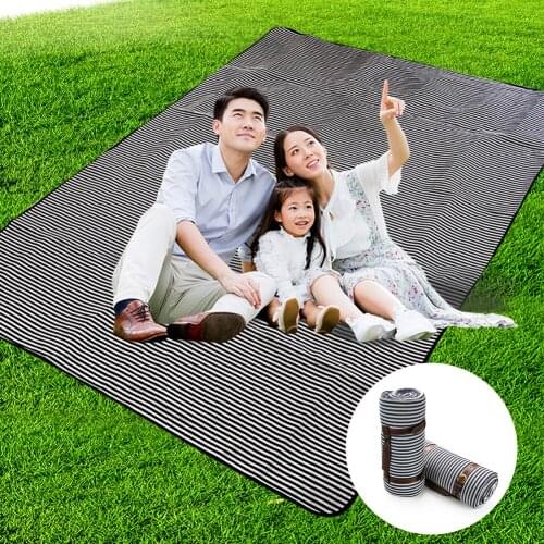 Outdoor Lawn Camping Picnic Mat Thickening Creative Portable Compound Tent Picnic Mat Waterproof Polyester Beach Blanket