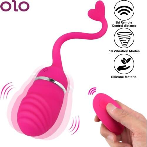 OLO Vaginal Tight Exercise Remote Control Clitoris Stimulation Panties Vibrator Sex Toys For Women Wearable G Spot Vibrator