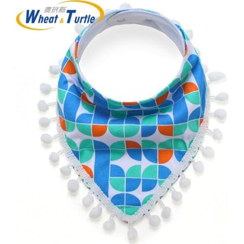 Слюнявчики бандана для малышек Wheat turtle China At AliExpress