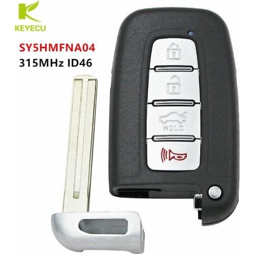 KEYECU Replacement Smart Remote Key Fob 4Button 315MHz ID46 for Kia Borrego Soul Sportage for Hyundai Elantra Genesis SY5HMFNA04