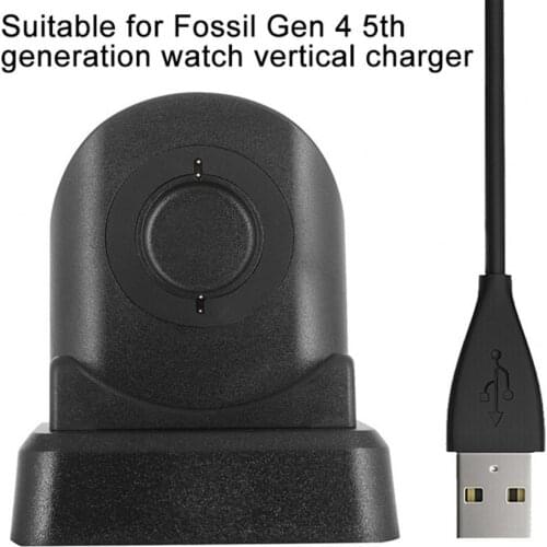 Mini Portable Smart Watch Charging Dock Station Charger Adapter for Fossil 4/5 Smart Wearable Devices Accessories