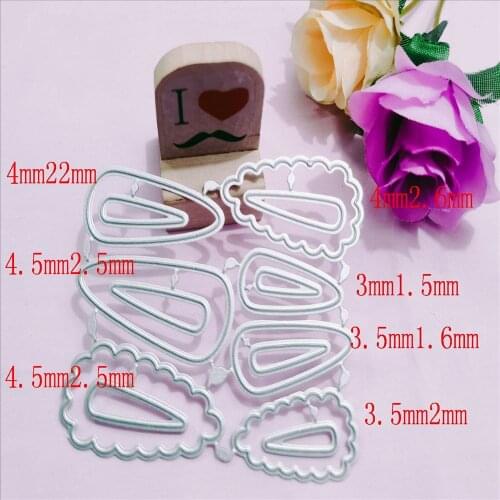 Ladies' hairpin Metal Cutting Dies for DIY Scrapbooking Album Paper Cards Decorative Crafts Embossing Die Cuts