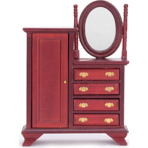 1:12 Doll House Miniature Sitting Room Dressing Table Dollhouse Decoration Accessories