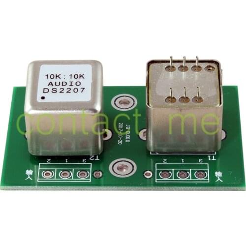 10K: 10K permalloy audio signal isolator, audio input transformer. balanced unbalanced signal conversion
