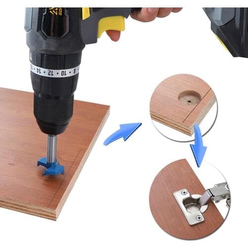 35mm Door Cabinets Hole Locator Durable ABS Plastic Template Accurate Woodworking Positioning Hinge Drilling Guide DIY Tool