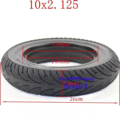 Free Shipping10x2.125 Tubeless Wheel Tyres Solid Tyre 10x2.125 for 8/10 inch Electric Scooter Accessory Electric Scooter Tires