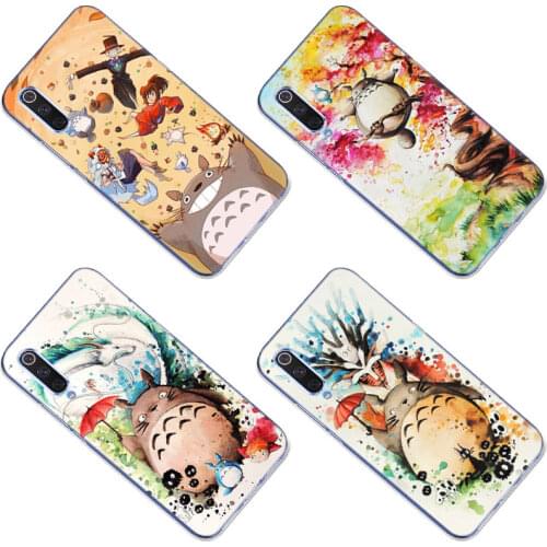 Anime Studio Ghibli Totoro Silicone Case for Xiaomi Mi POCO X3 NFC M3 F3 Note 10 S 10i 10T 11X Pro 11i 11 Ultra 11 Lite Cover