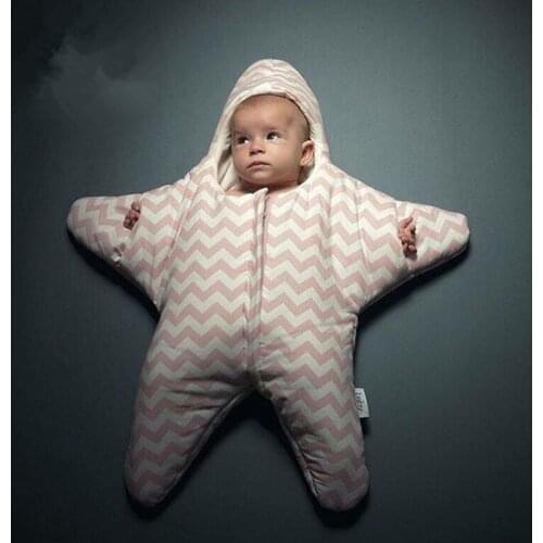 Baby Blankets Newborn Swaddle Wrap Envelopes Autumn Winter Warm Knitted Infant 100% Cotton thicken Cocoon for baby 0-9 Months