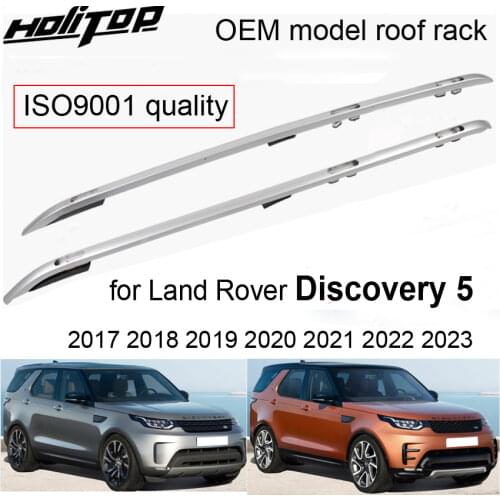 Original style roof rack roof rail bar for LR Discovery 5, oxidation aluminium alloy,supplied by ISO9001 factory,promotion 5days