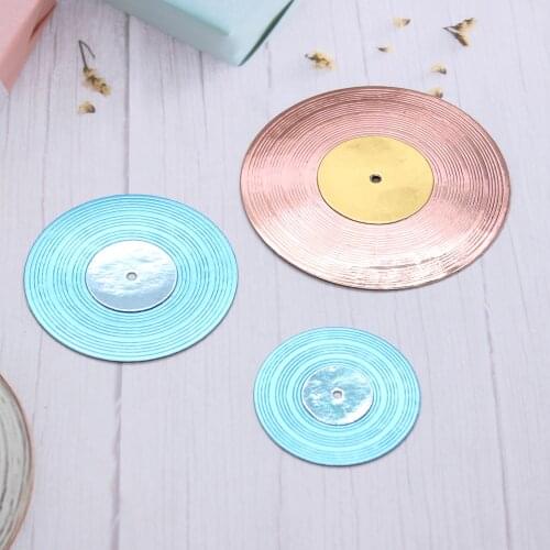 KSCRAFT 3 Sizes Discs Metal Cutting Dies Stencils for DIY Scrapbooking Decorative Embossing DIY Paper Cards