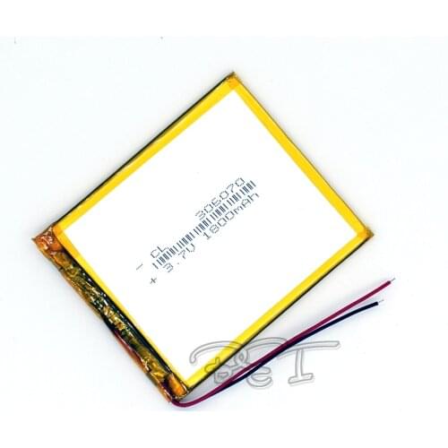 3.7V 1800 mAh Li-Polymer Rechargeable Battery Li Po ion LI 306070 for GPS Bluetooth LED TOY MP3 MP4 mp5 036070