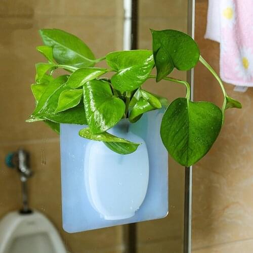 Magic Soft Silicone Leaves Bottle Sticker Glass Vase Body For Flower Pots Vaso Decor Wall Sticker Home Decoration Accessories