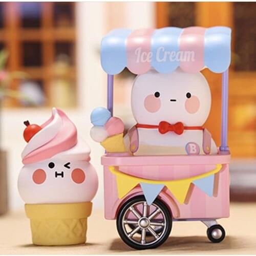 POP MART Bobococo There Is A Small Shop Series Blind Box Toys Model Style Cute Anime Figure Gift Surprise Box