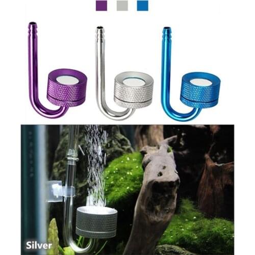 Aluminum Alloy Aquarium Fish CO2 Diffuser Atomizer Replacement Slice Refinement Aquatic Plant Carbon Dioxide Sprayer Wholesale