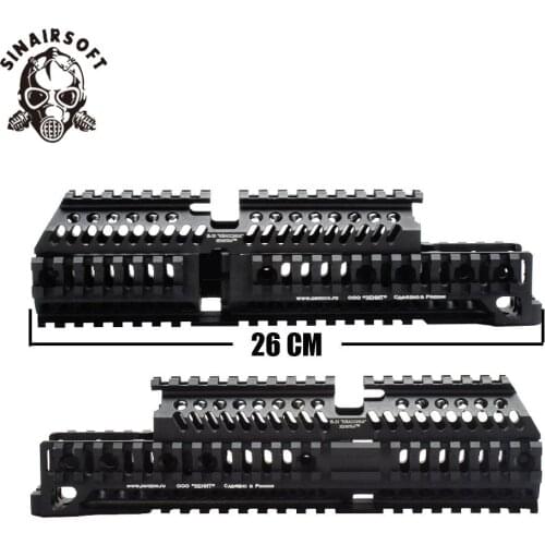 AK 47 Tactical Quad Rail Picatinny Handguard System CNC Aluminum Full Length Tactical for AK AEG / GBB Rifles B30 B31 BD9263