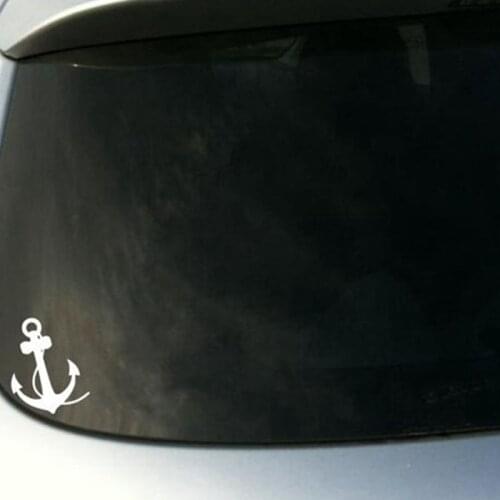 4.25" x 3.5" Nautical Anchor vinyl car decal sticker - Windshield decal - Tattoo decal - Nautical Anchor