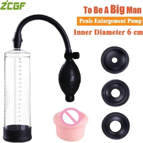High Quality Effective Penis Pump Enlargement Vacuum Dick Extender Sex Toy Increase Length Enlarger Adult Sexy Product Devic