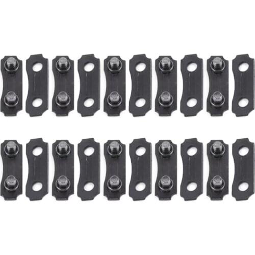 10sets 3/8'' Chain Link Repair Preset Straps 10 x Repair Kit Saw Chain 3/8 LP