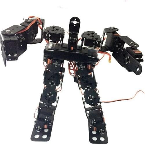 17 DOF Humanoid Biped Walking Robot Aluminum Alloy Bracket High Torque Servo For DIY Robot,Demo,Programming,Teaching RC Toy